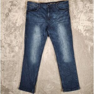 DKNY Jeans Men's 38X29 (Tag 34X30) Bedford Straight Blue